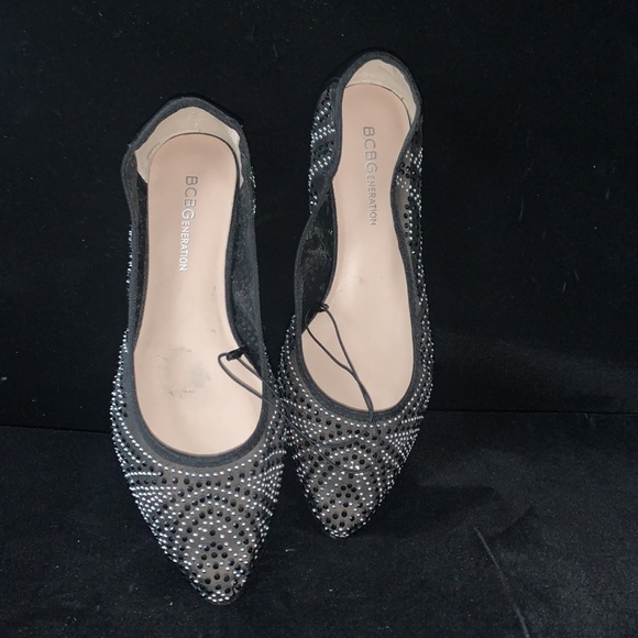 BCbGenteration Black Cindy Flats - Picture 2 of 4